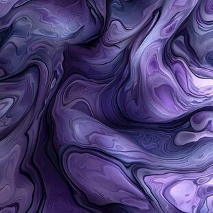 紫色梦幻流体画