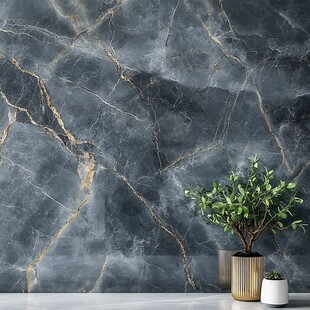 蓝色大理石背景墙