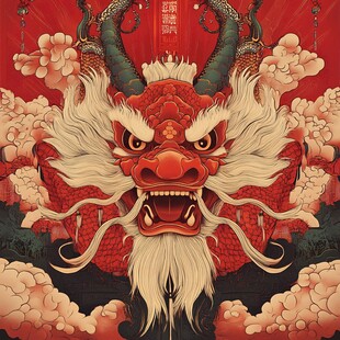 龙年文创插画