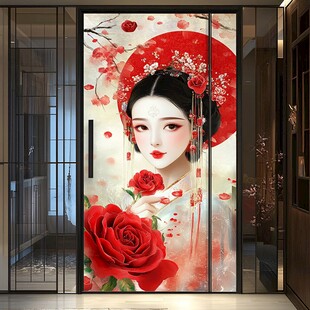 中式花旦网红墙纸