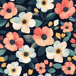 北欧流行潮流唯美花型