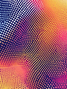 波普点渐变效果