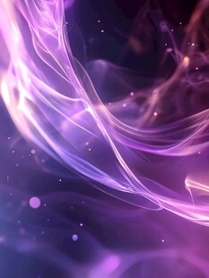 飘逸活力紫色梦幻