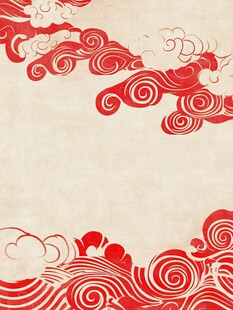 海浪云纹浪花背景