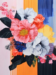 3d立体花卉牡丹