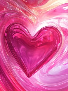 心动浪漫氛围背景