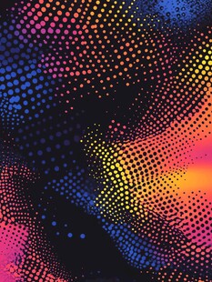 波普点渐变效果