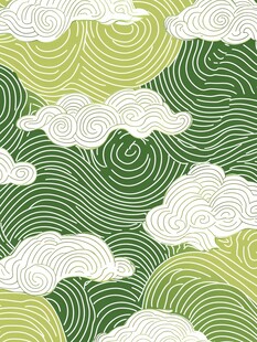 云纹线条艺术背景