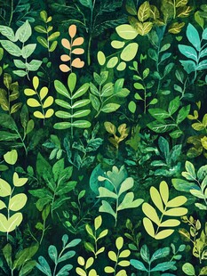 植物树叶墙纸