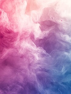 彩色烟雾晕染梦幻墨迹