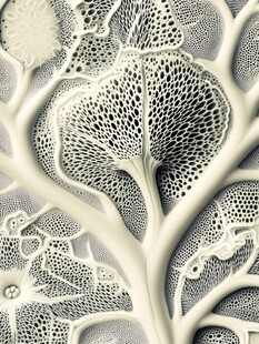 3d抽象连续凹凸肌理