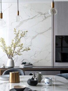 极简金箔石根线条对拼