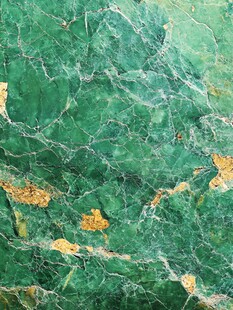 绿色条纹裂纹大理石