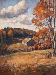 美式乡村油画