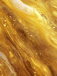 流体大理石金色素材