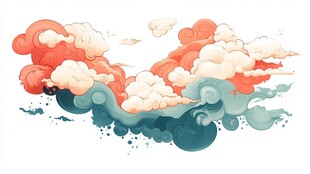 流云插画