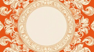 红金色欧式背景