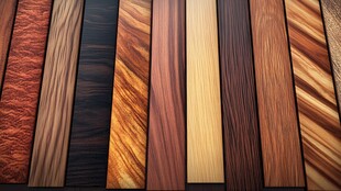 多种颜色木板木材