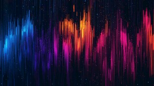 多彩竖线条渐变背景