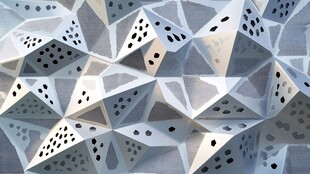 不规则几何图形墙面