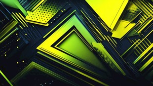 绿色炫酷3d背景