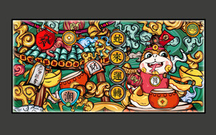 蛇年插画