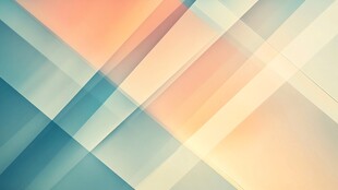 蓝橙色彩色炫彩渐变