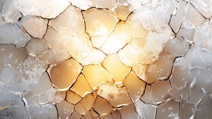 冰裂纹背景实拍