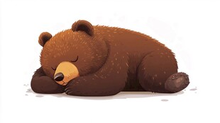 原创小棕熊卡通