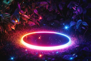 超大气圆形特效背景