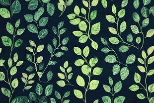 自然枝叶墙纸花纹