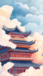 崇安阁插画