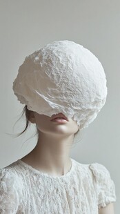 珍珠缎帽