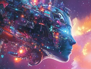 人工智能科幻背景