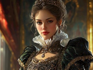 欧洲宫廷美女贵妇