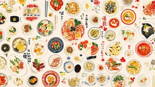 日系美食插画