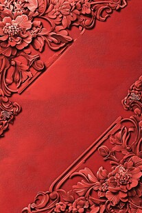 富贵暗红背景