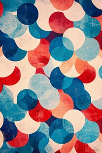 圆圈圆饼墙纸