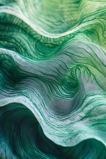 扭曲波浪数码印花