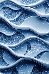 3d抽象连续凹凸肌理