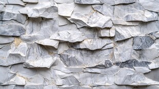 蓝色石头装饰墙