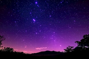 紫色的世界星辰