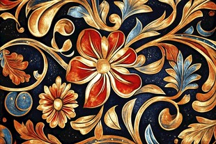 3d欧式印花图案