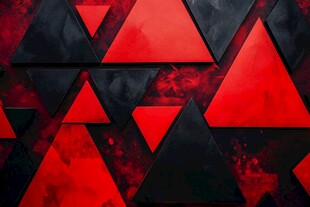 红黑立体背景钻石色彩