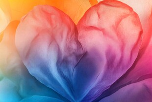 心动浪漫氛围背景