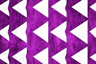 紫色几何地毯