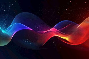 流光渐变彩色炫酷飘带