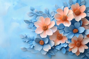 3d立体花壁纸