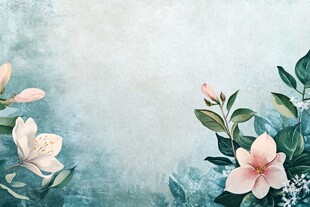 唯美花卉背景