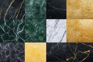 ins风格黄色大理石